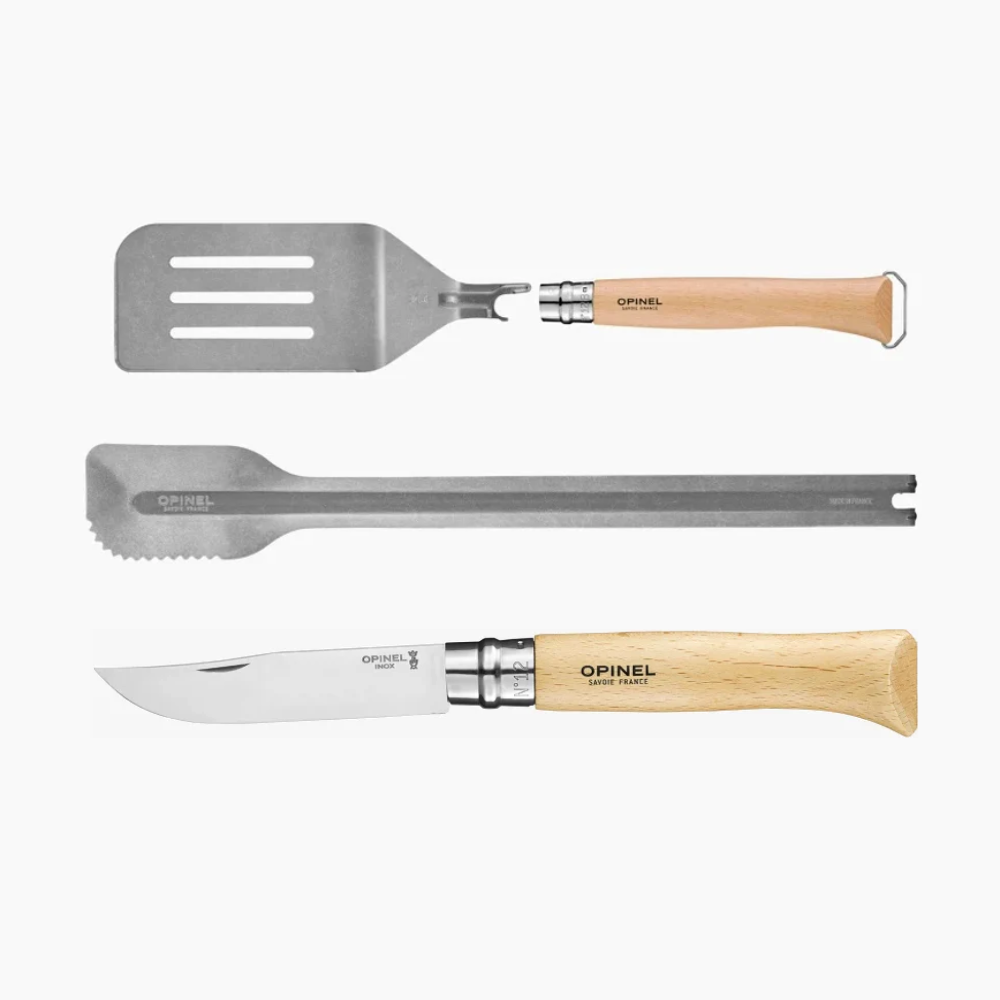 SET OPINEL BARBECUE เครื่องครัว 3 ชิ้นที่ผลิตในฝรั่งเศส_0